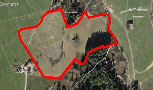 Parzelle naturschutz klein